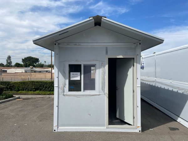 20 ft. x 8 ft. x 8 ft. Foldable Metal Storage Shed with Pitched Roof Lockable Door and Windows (160 sq. ft.)